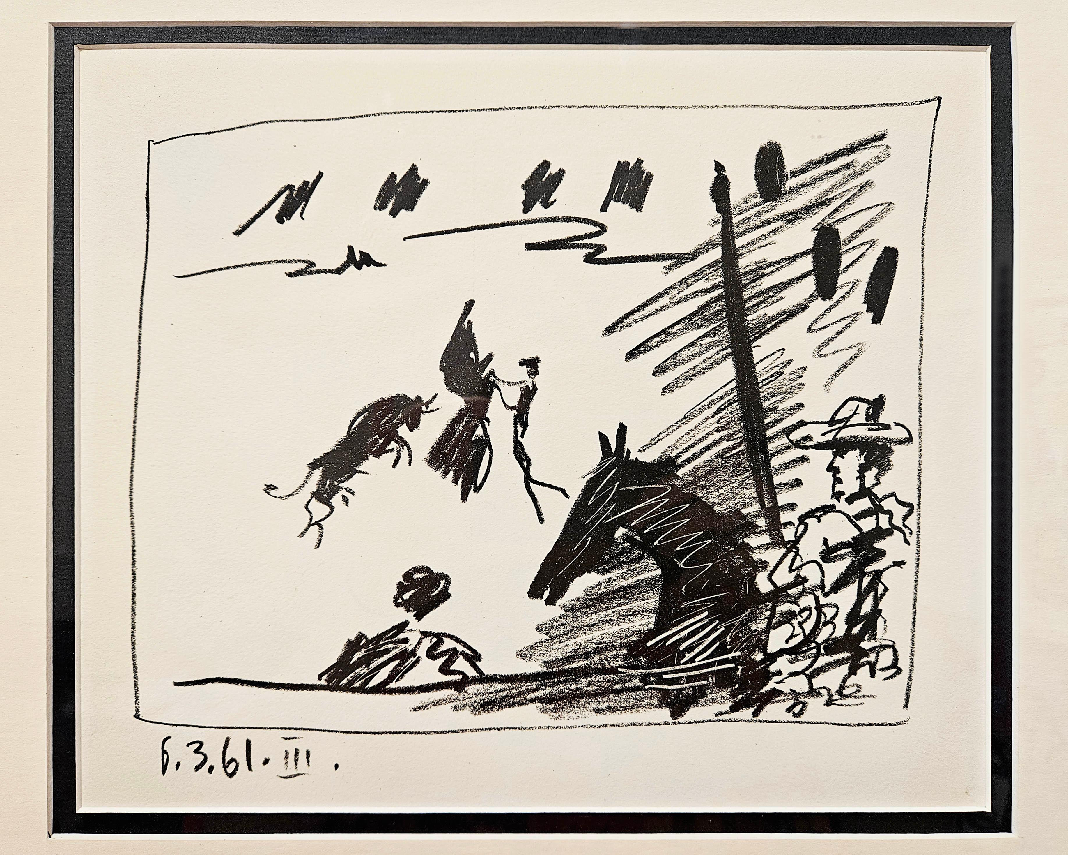 Picasso "Jeu de la Cape" Lithograph - Print by Pablo Picasso