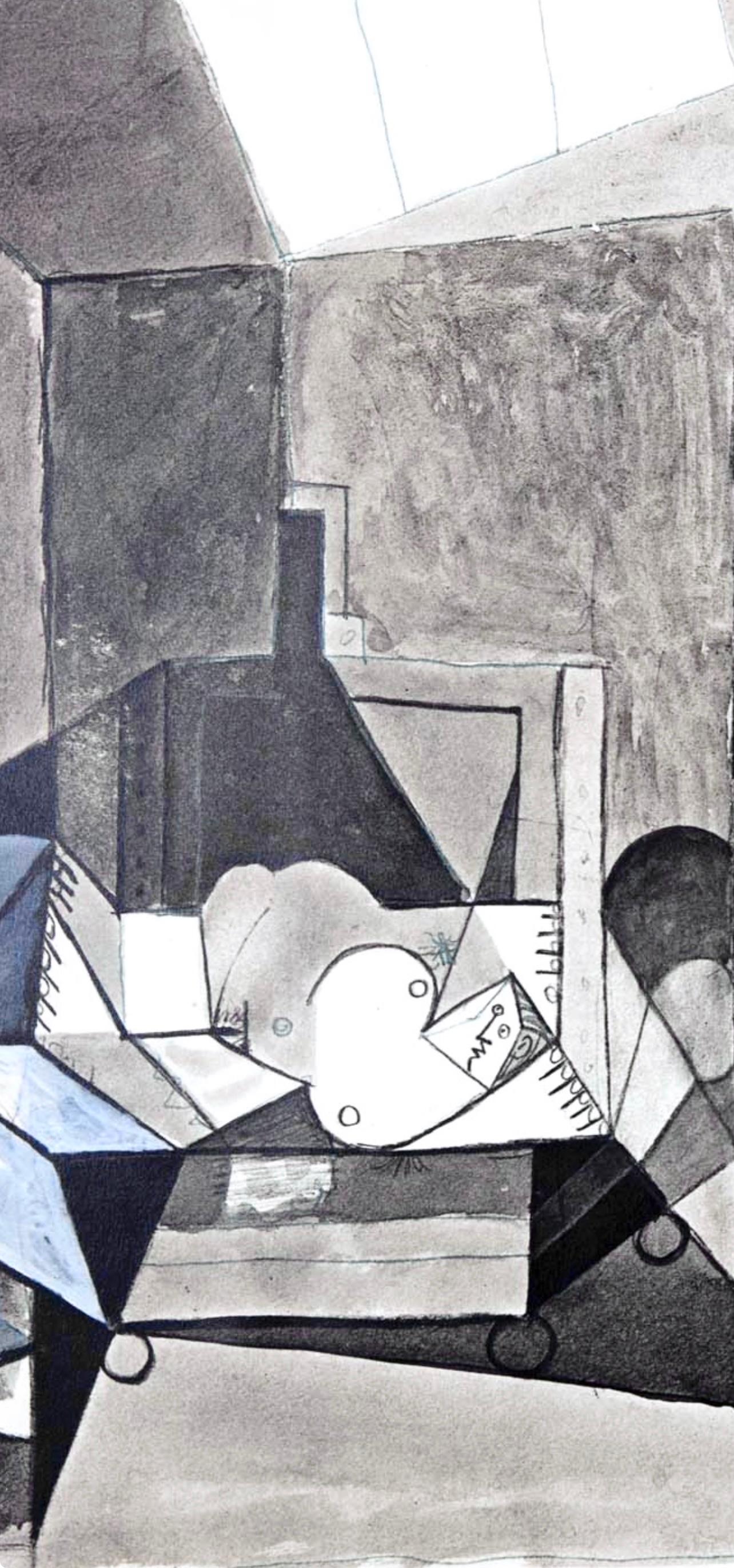 Pablo Picasso, 6.12.57., from The Fall of Icarus, 1972 (after) For Sale 2