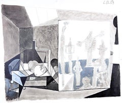 Picasso, La Chute d'Icare, 6.12.57. (Cramer 155) (después)
