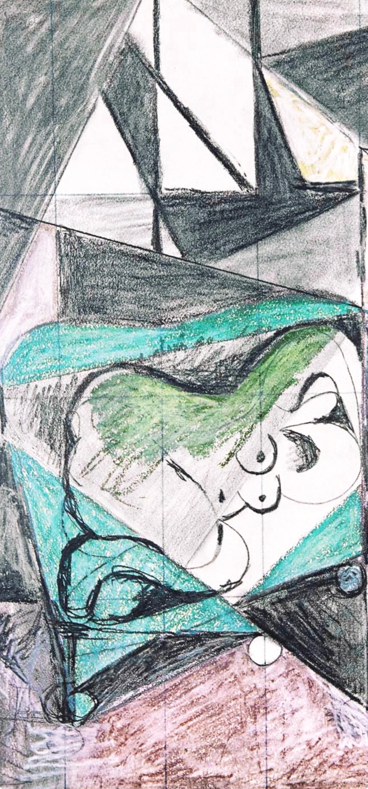 Pablo Picasso, 7.1.58. II, from The Fall of Icarus, 1972 (after) For Sale 2
