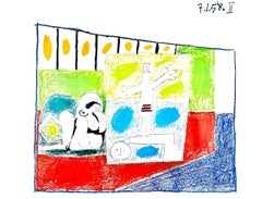 Picasso, La Chute d'Icare, 7.1.58. II (Cramer 155) (dopo)