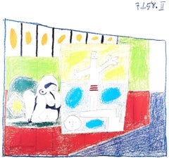 Pablo Picasso, 7.1.58. II, from The Fall of Icarus, 1972 (after)