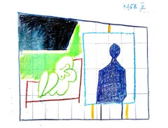 Picasso, La Chute d'Icare, 7.1.58. III (Cramer 155) (dopo)