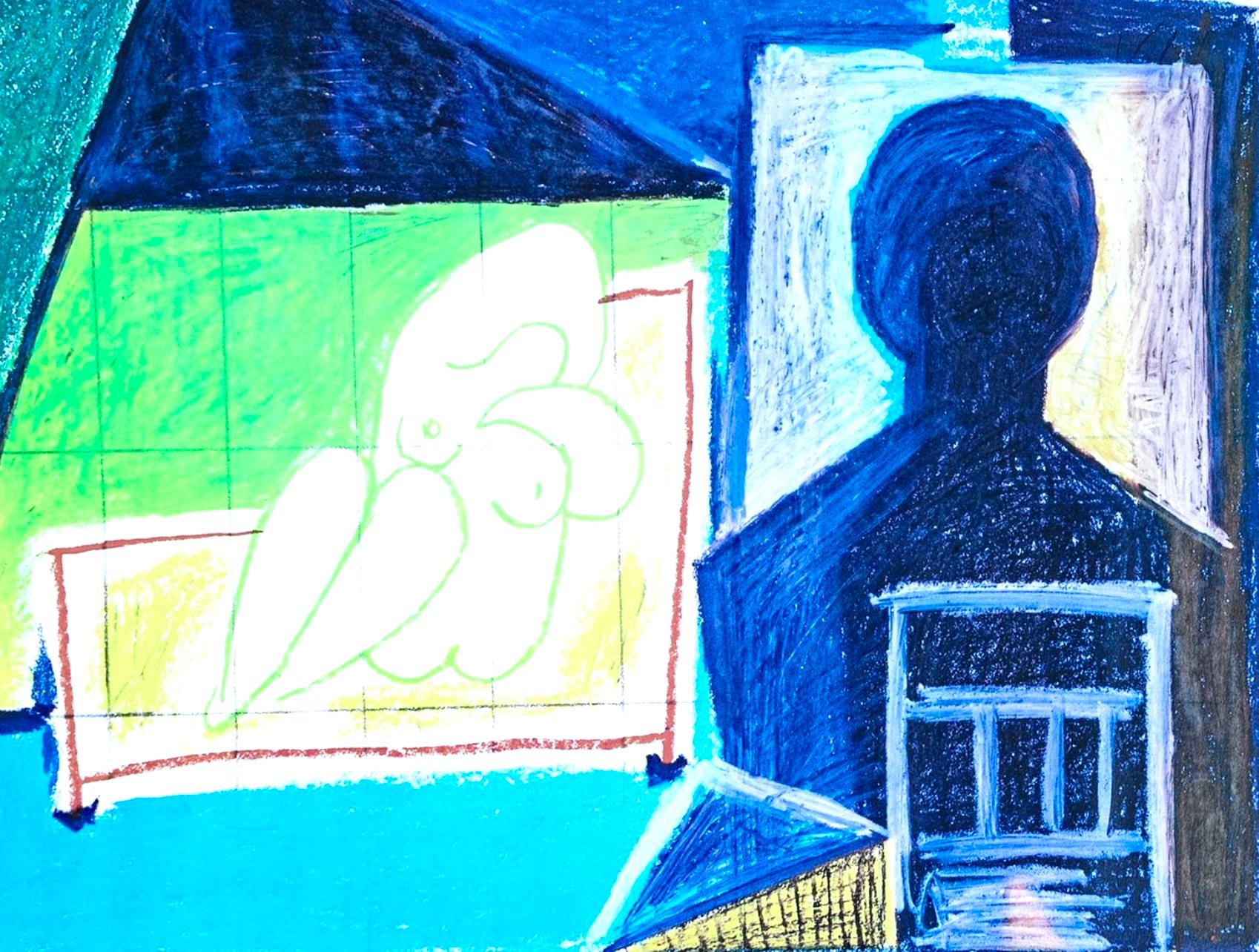 Picasso, La Chute d'Icare, 7.1.58. IV (Cramer 155) (after) - Print by Pablo Picasso
