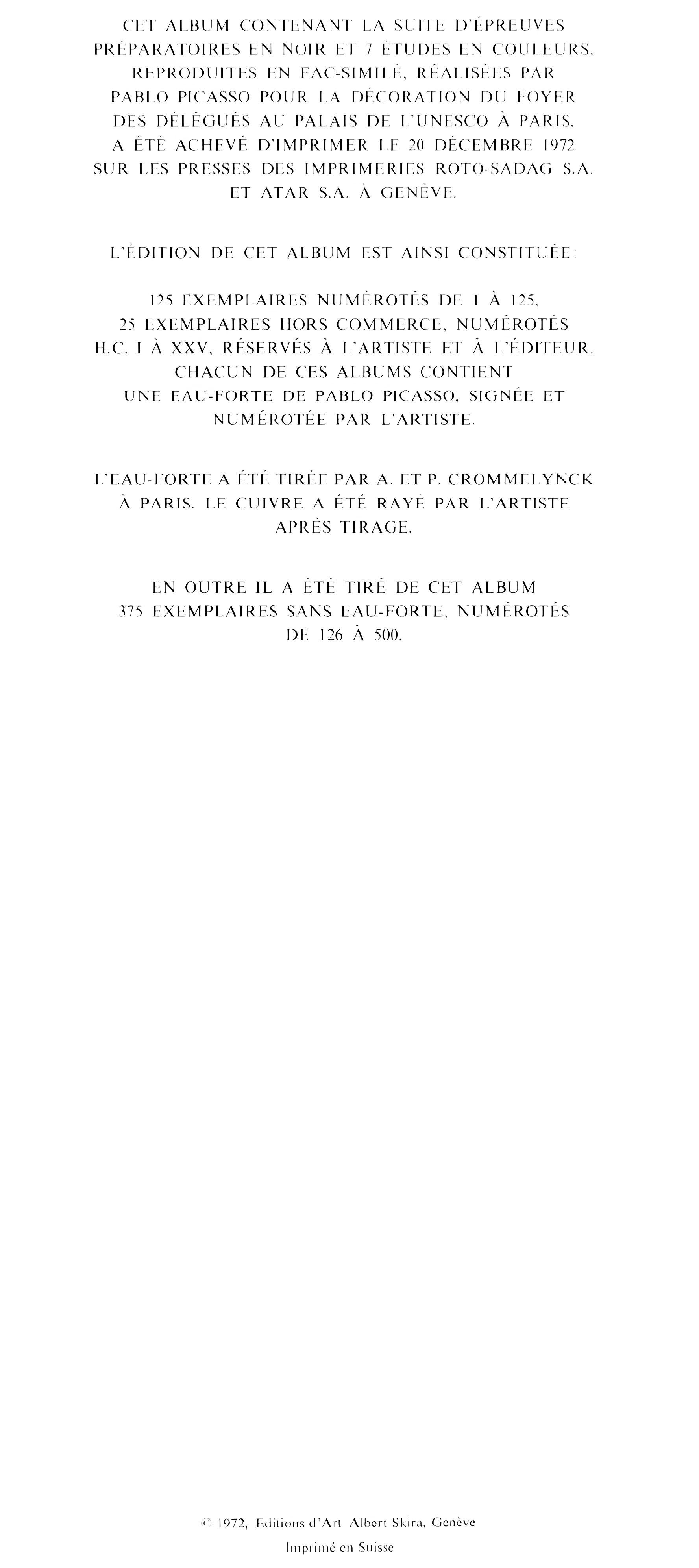 Picasso, La Chute d'Icare, 7.1.58. IV (Cramer 155) (nach) im Angebot 2