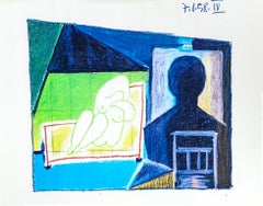 Picasso, La Chute d'Icare, 7.1.58. IV (Cramer 155) (nach)