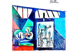 Picasso, La Chute d'Icare, 8.1.58. (Cramer 155) (dopo)