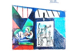Picasso, La Chute d'Icare, 8.1.58. (Cramer 155) (après)