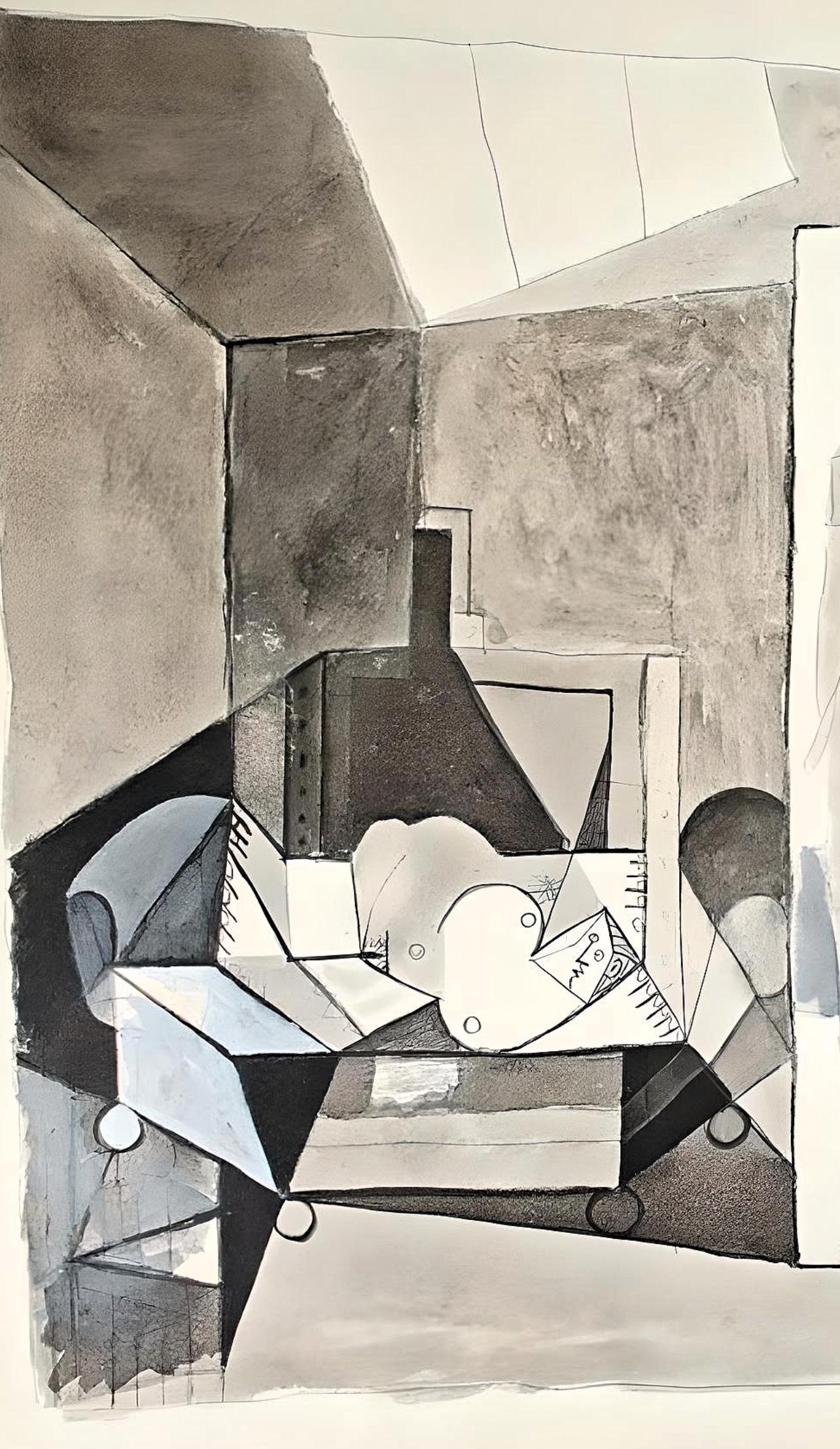 Picasso, La Chute D'Icare (Cramer 155) (d'après) - Print de Pablo Picasso