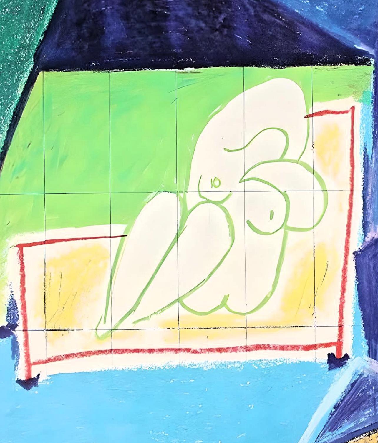 Picasso, La Chute D'Icare (Cramer 155) (d'après) - Cubisme Print par Pablo Picasso