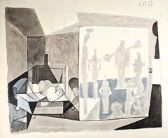 Picasso, La Chute D'Icare (Cramer 155) (d'après)