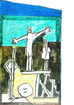 Picasso, La Chute d'Icare, Sans titre (Cramer 155) (after)