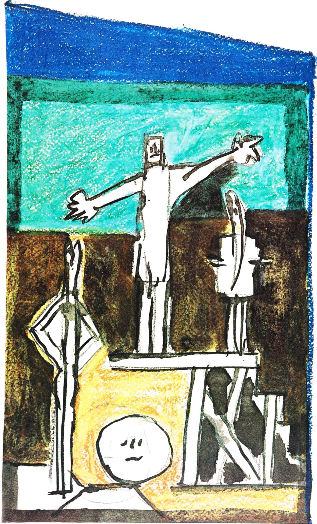 Pablo Picasso, Unititled, from The Fall of Icarus, 1972 (after)