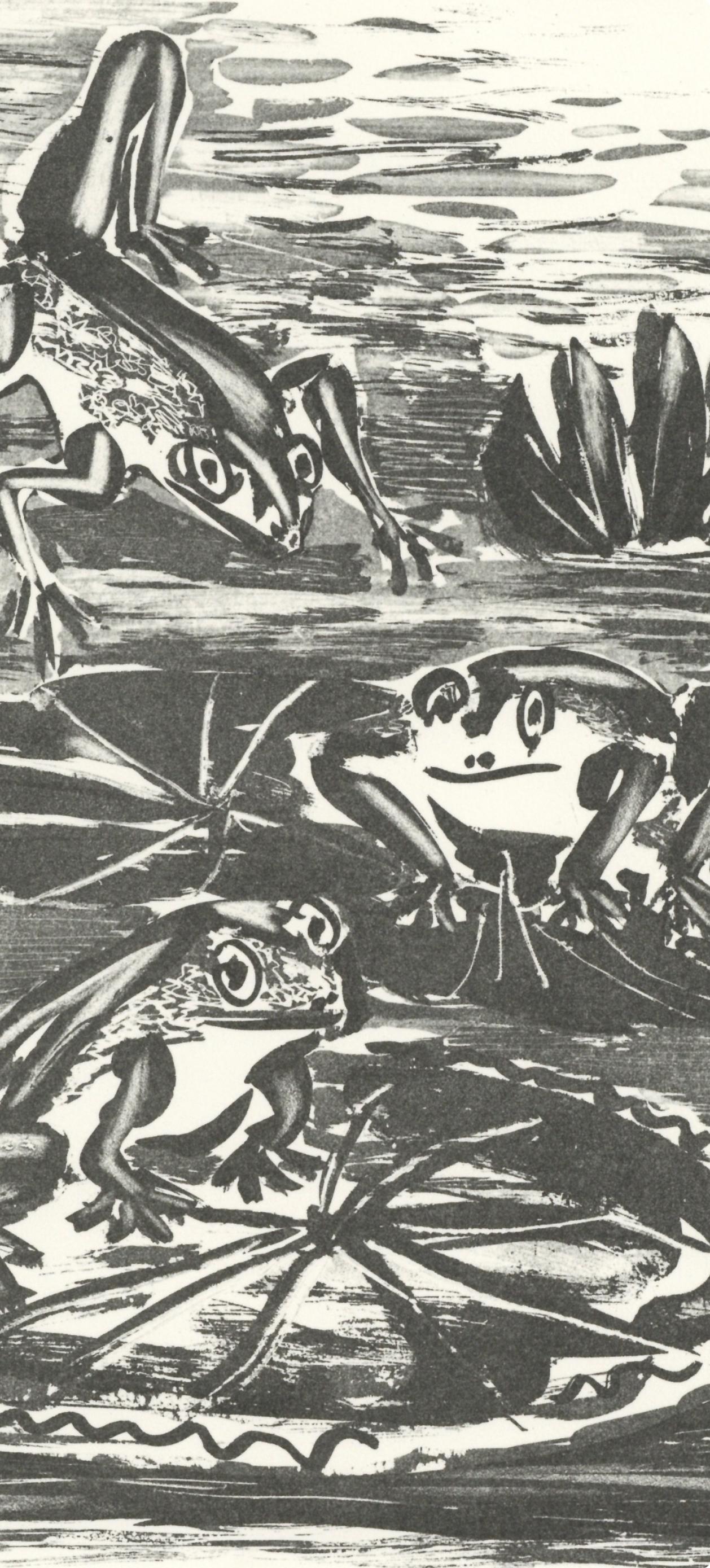 Picasso, La Grenouille, Histoire naturelle (después de) - Print Cubista de Pablo Picasso