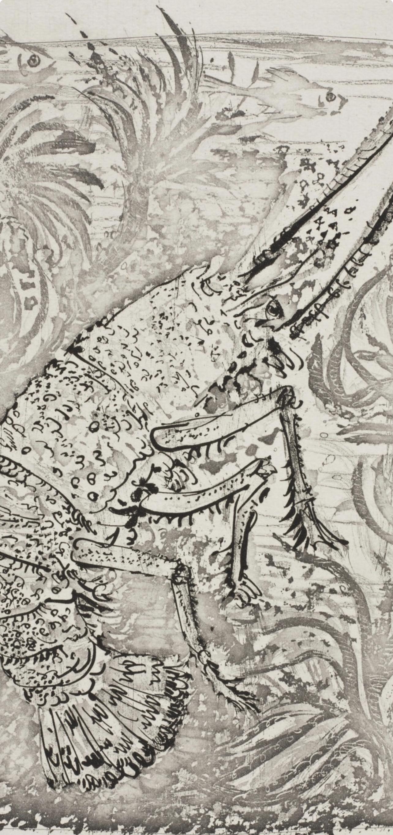 Picasso, La Langouste, Histoire naturelle (d'après) - Moderne Print par Pablo Picasso