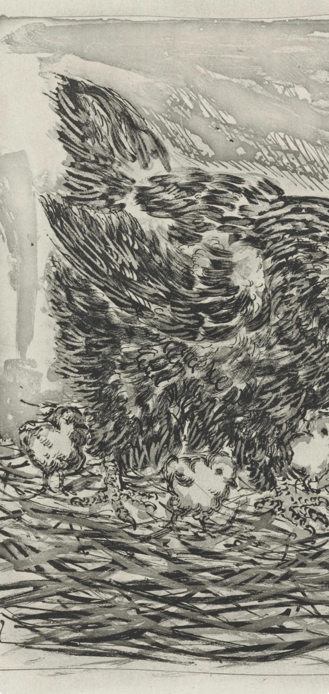 Picasso, La Mère poule, Histoire naturelle (d'après) - Moderne Print par Pablo Picasso