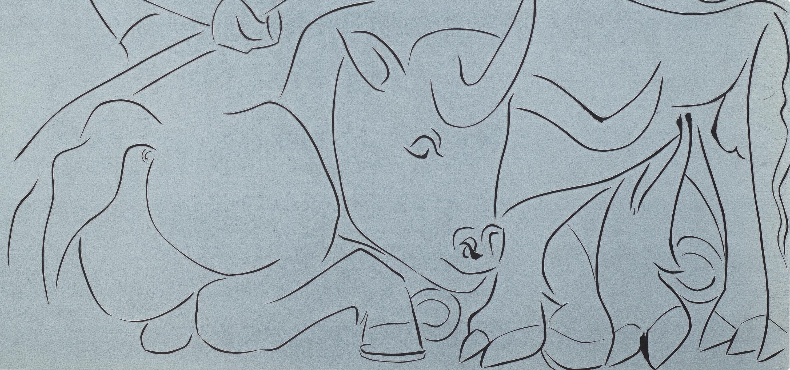 Picasso, La Pique cassée (Orozco 214), Grabados al linóleo (dopo) - Print Cubismo di Pablo Picasso