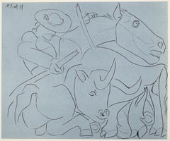Picasso, La Pique cassée (Orozco 214), Grabados al linóleo (d'après)