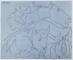 Picasso, La Pique cassée (Orozco 214), Grabados al linóleo (después)