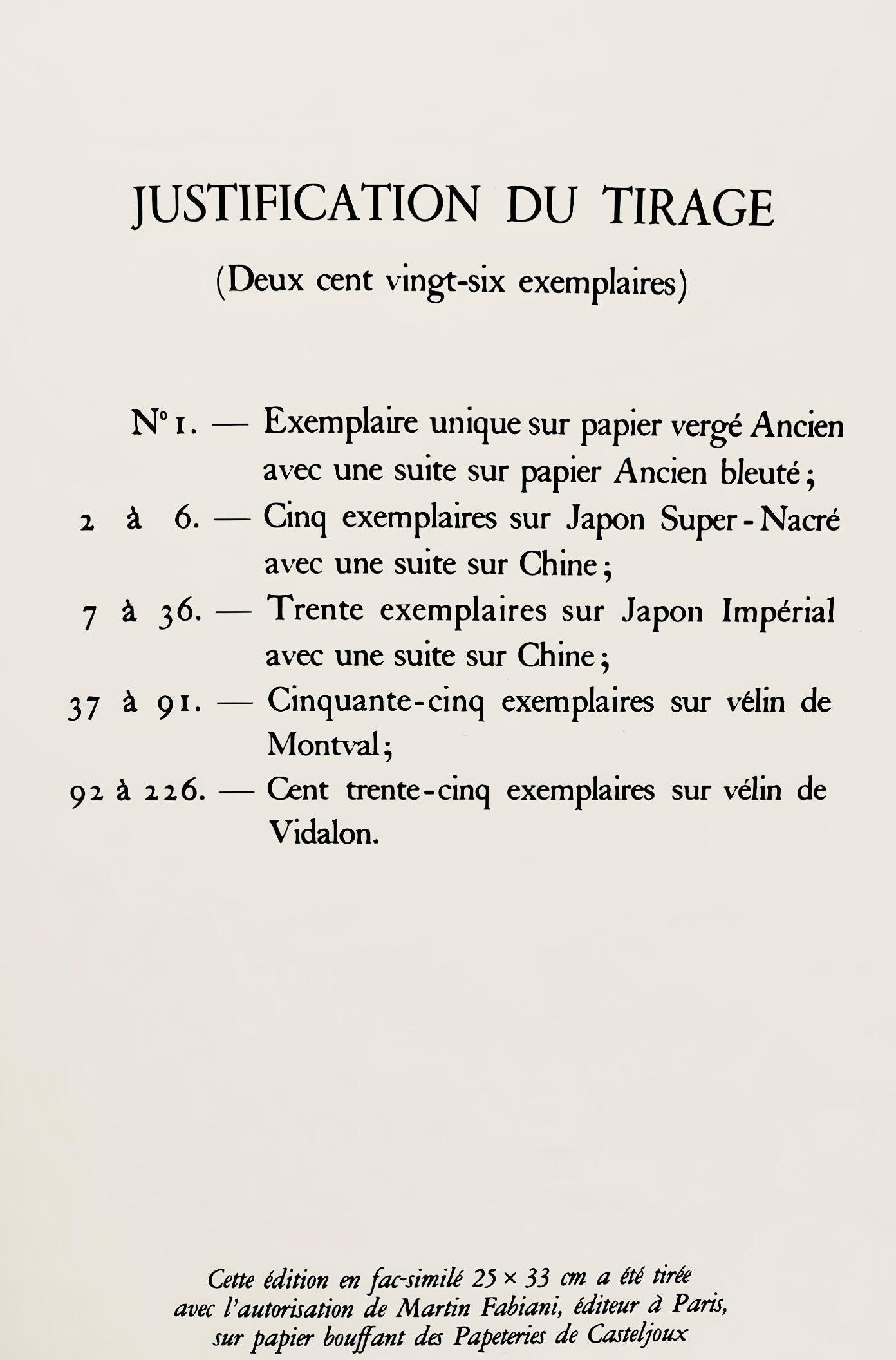 Picasso, L'Abeille, Histoire naturelle (d'après) en vente 6