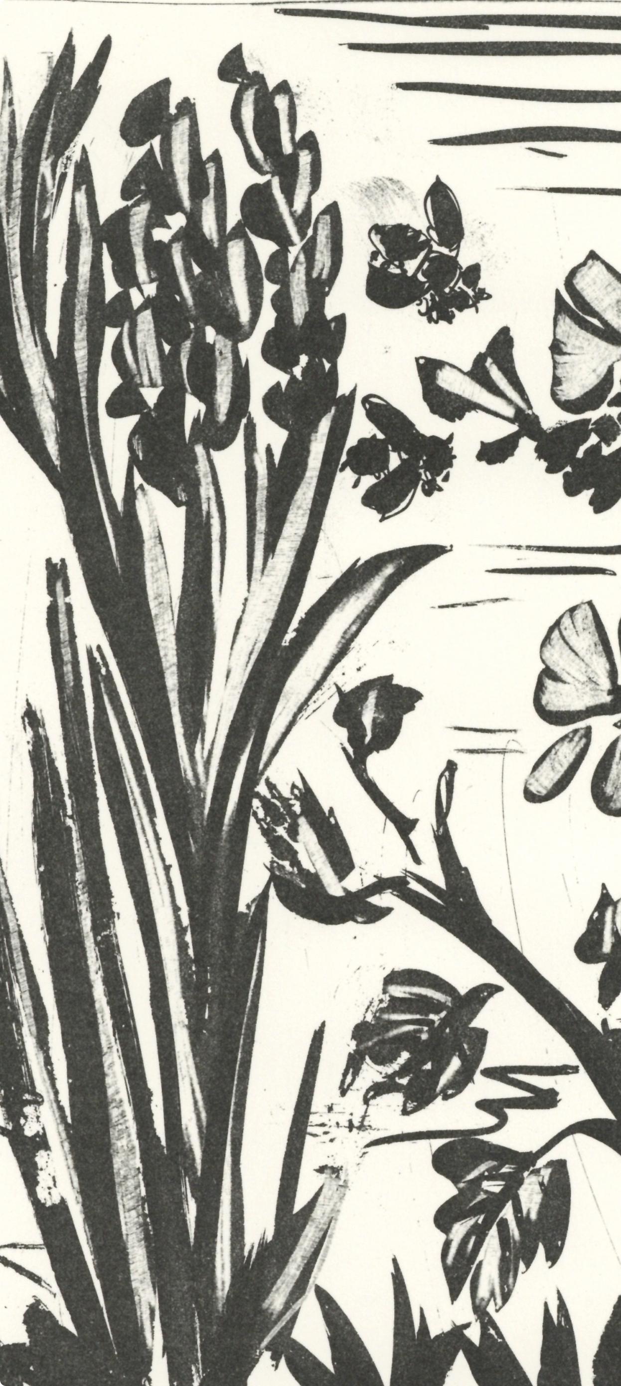 Picasso, L'Abeille, Histoire naturelle (dopo) - Landscape Print Beige di Pablo Picasso