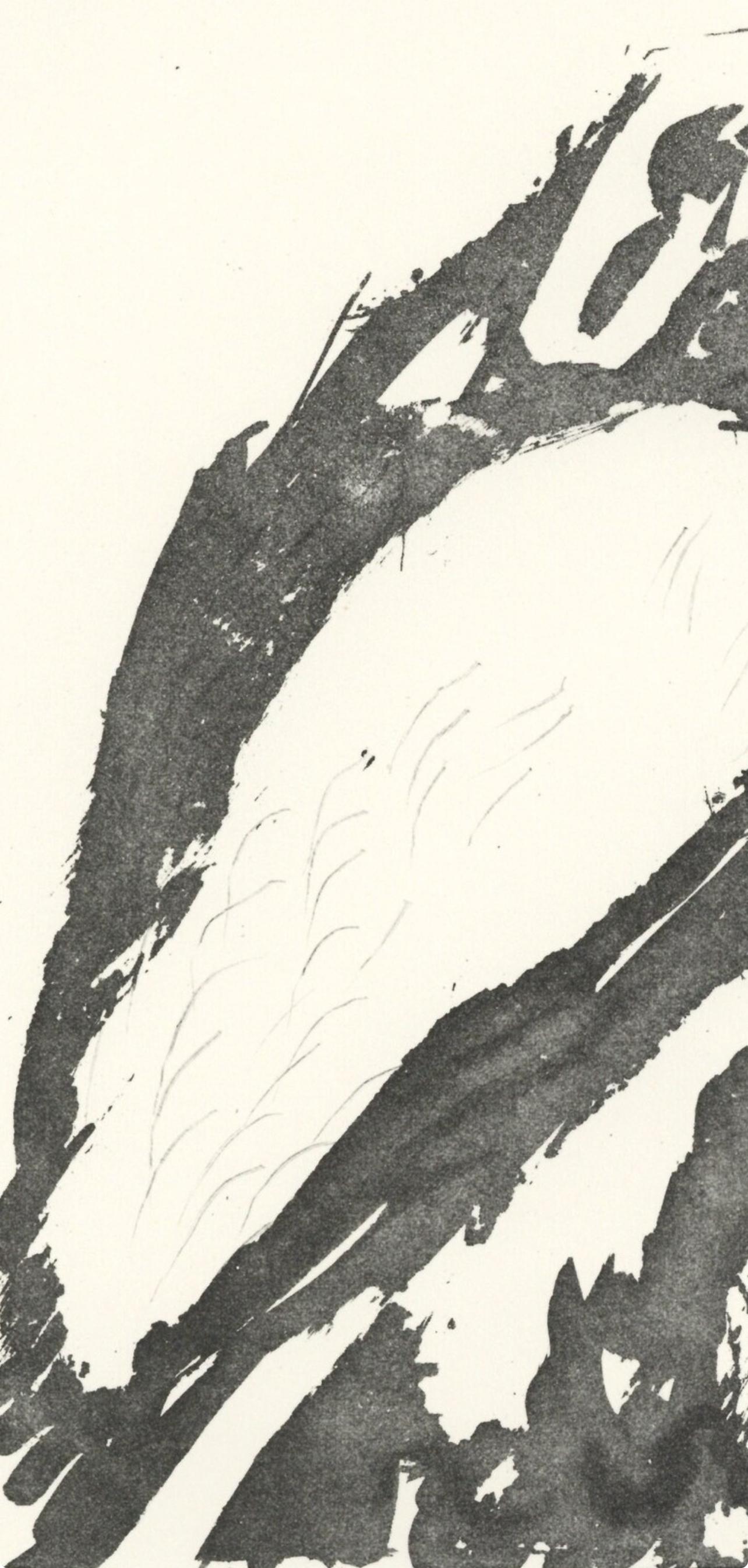 Picasso, L'Aigle, Histoire naturelle (dopo) - Landscape Print Beige di Pablo Picasso