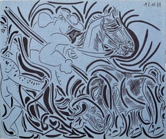 Picasso, Lance III, Pablo Picasso-Linogravures (après