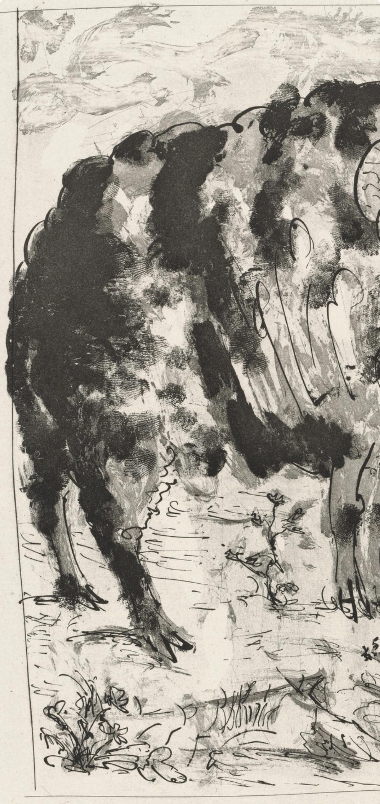 Picasso, Le Bélier, Histoire naturelle (d'après) - Moderne Print par Pablo Picasso