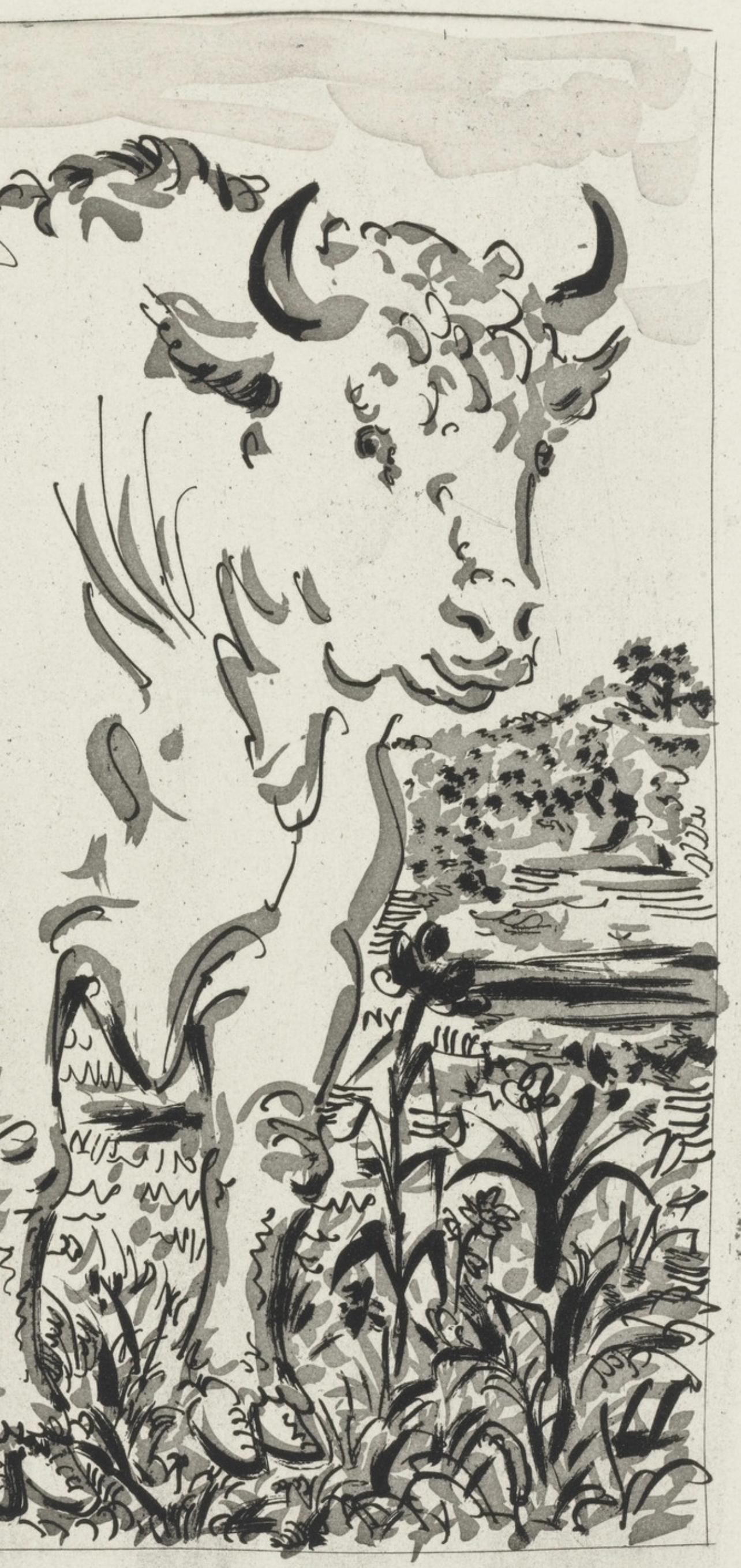 Picasso, Le Bœuf, Histoire naturelle (after) - Print by Pablo Picasso