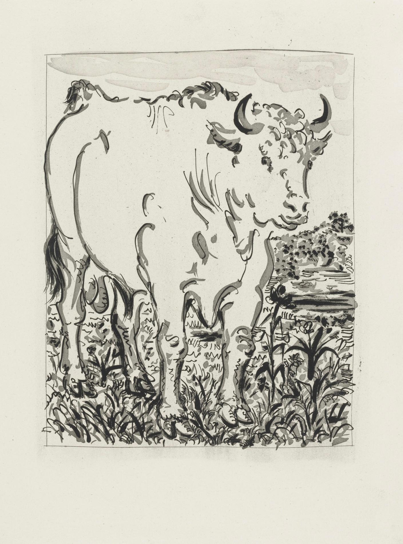 Picasso, Le Bœuf, Histoire naturelle (after) For Sale 2