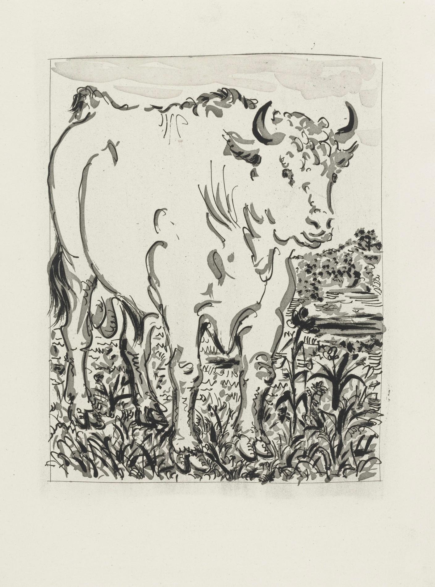 Picasso, Le Bœuf, Histoire naturelle (after) For Sale 1