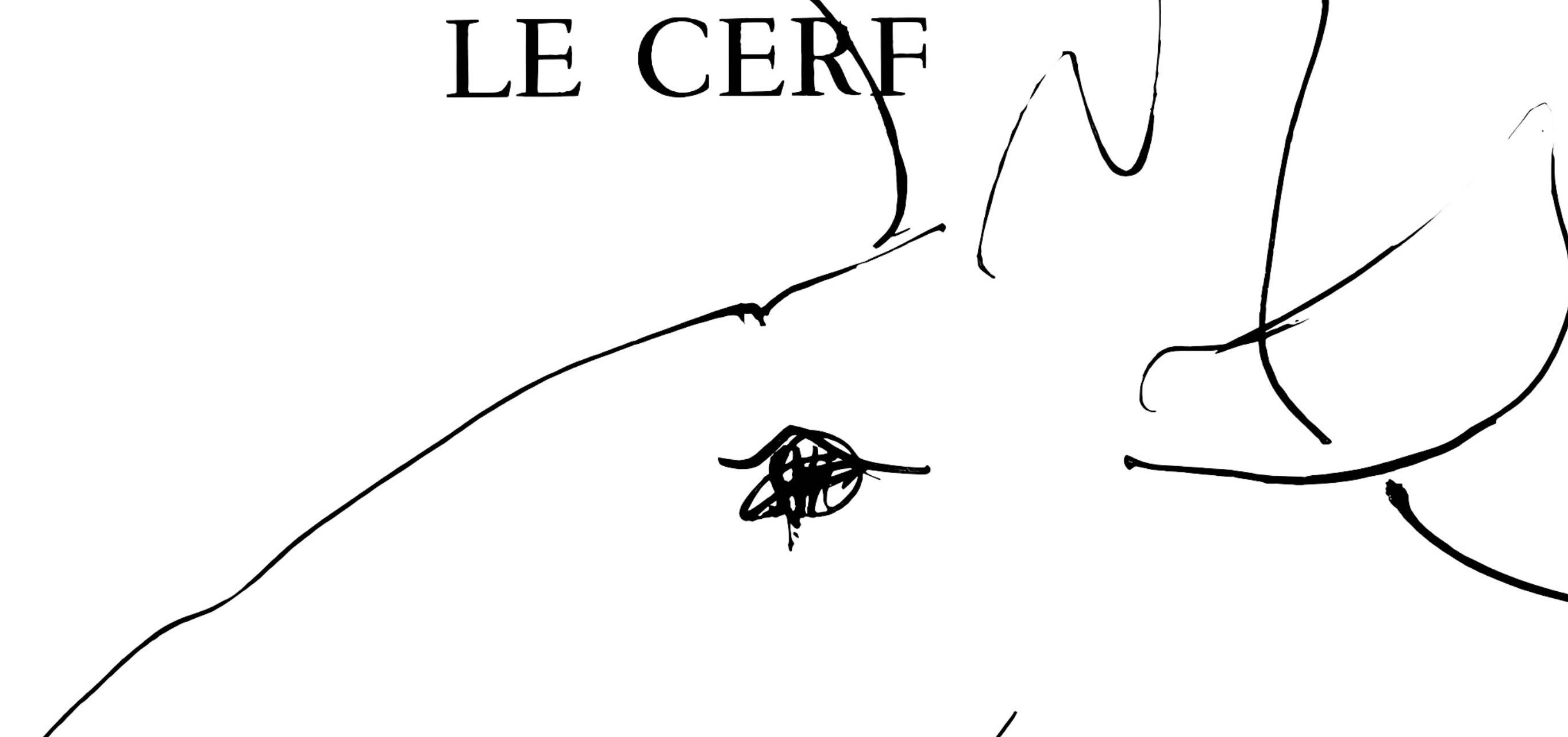Picasso, Le cerf (Cramer 84 ; Johnson/Stein 77) (d'après) - Cubisme Print par Pablo Picasso