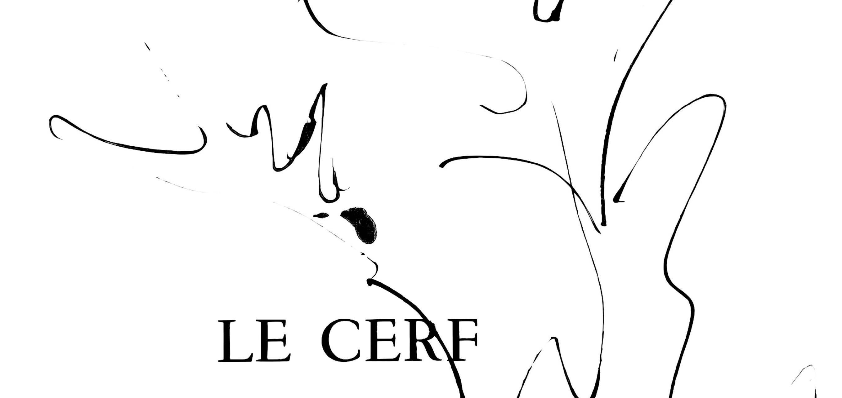 Picasso, Le cerf (Cramer 84 ; Johnson/Stein 77) (d'après) - Gris Animal Print par Pablo Picasso