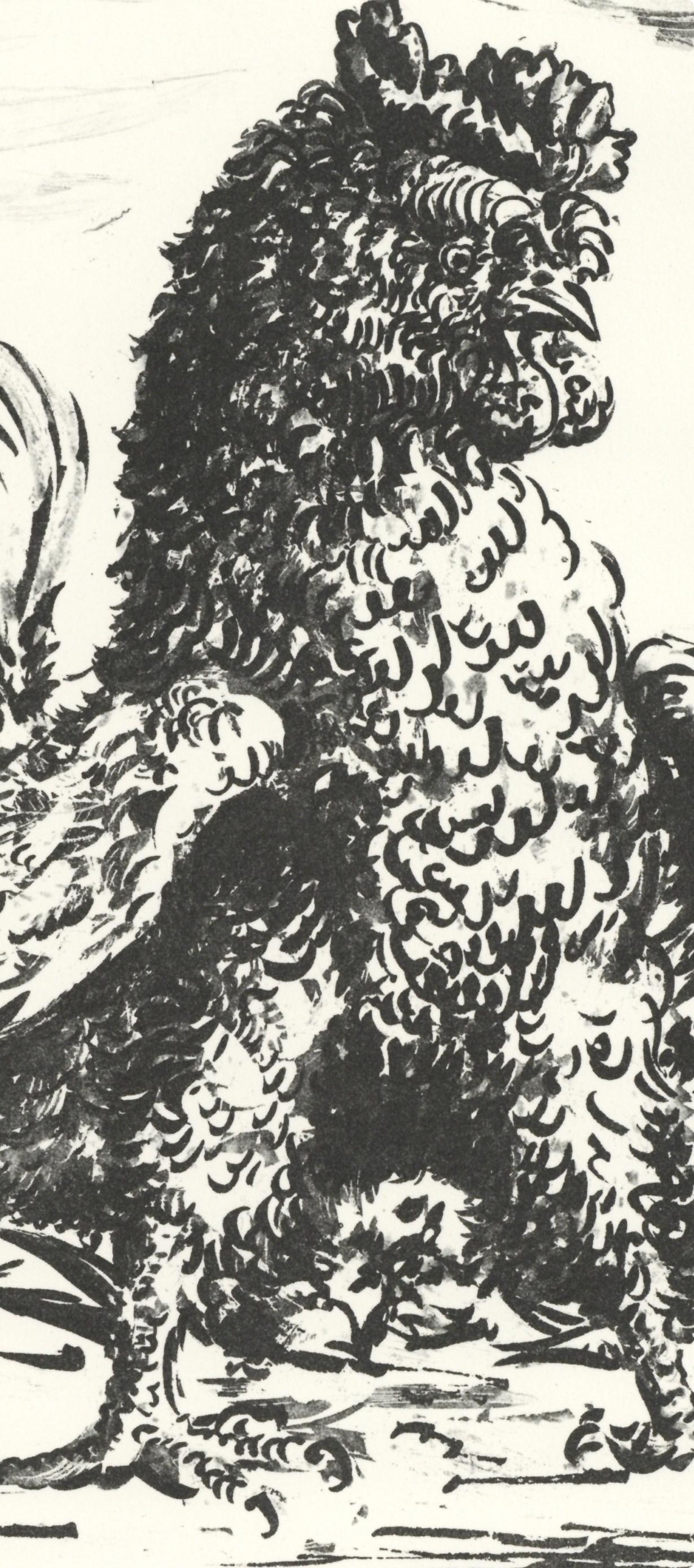 Picasso, Le Coq, Histoire naturelle (después de) - Print Cubista de Pablo Picasso