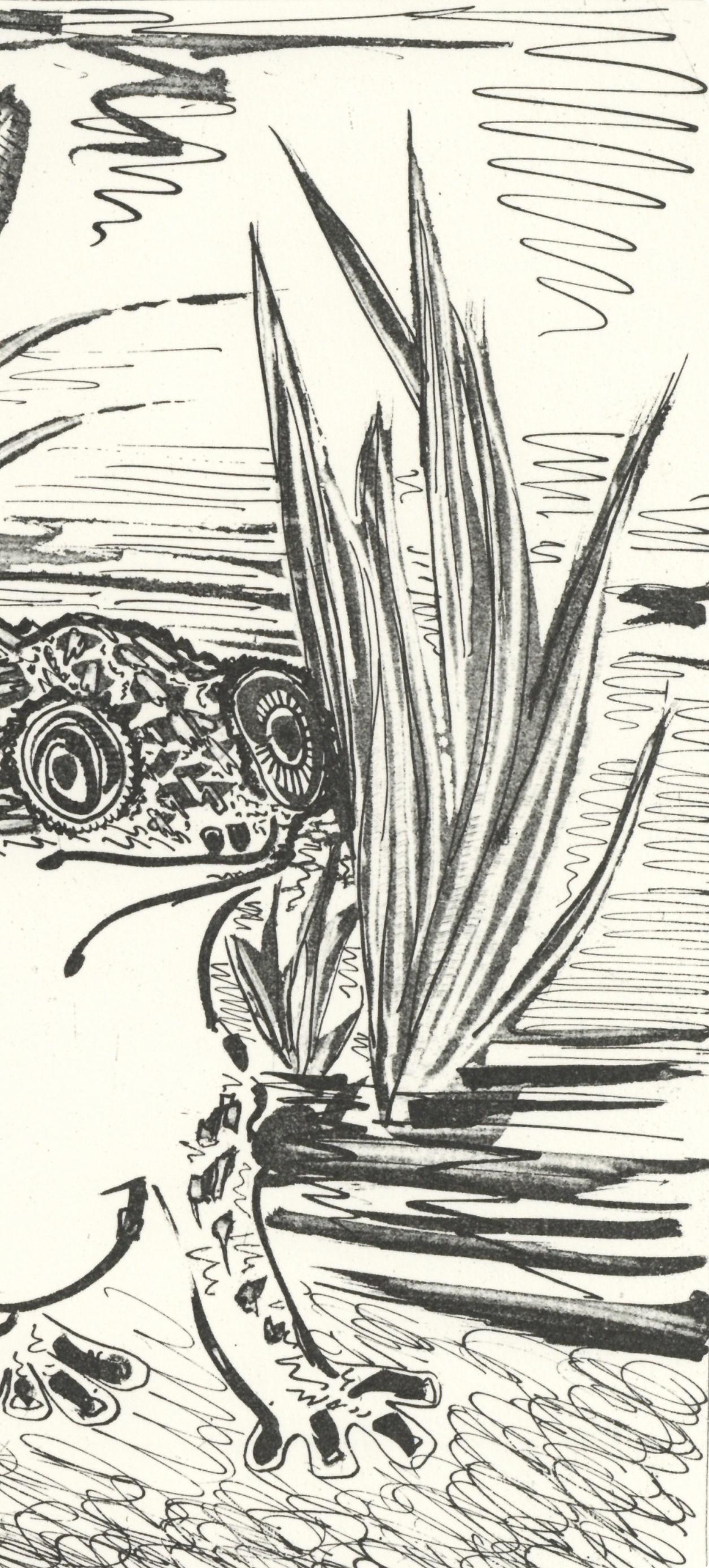 Picasso, Le Crapaud, Histoire naturelle (dopo) - Landscape Print Beige di Pablo Picasso