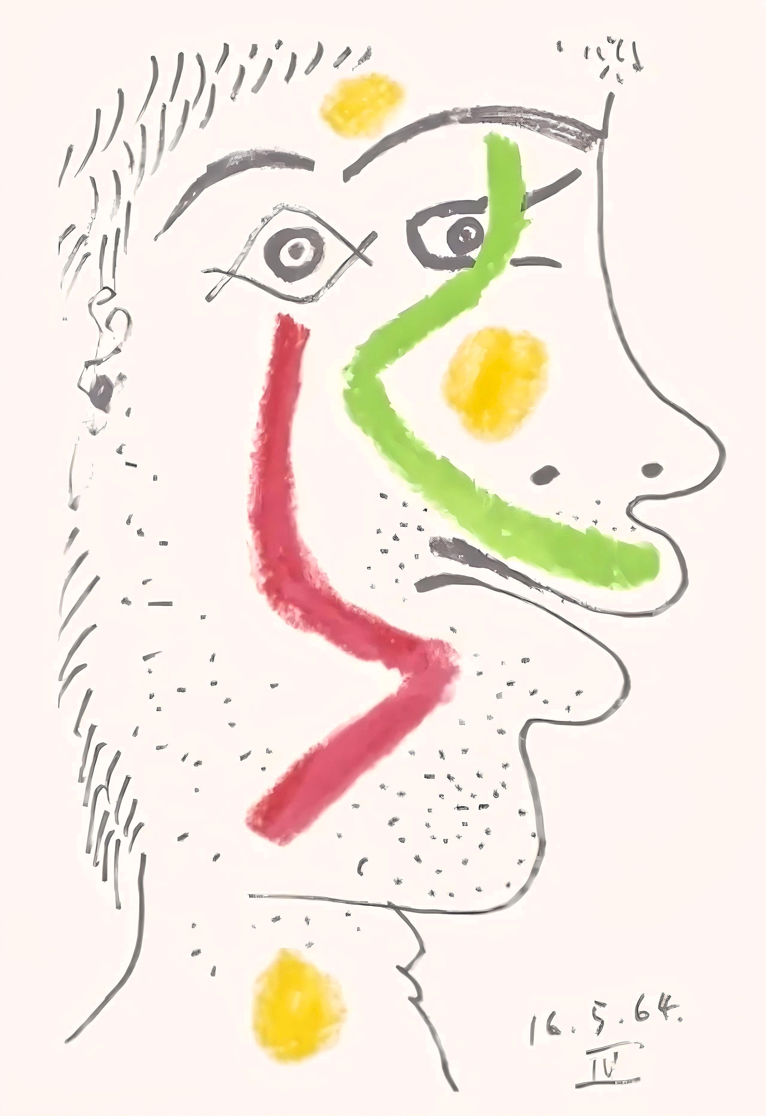 Pablo Picasso Figurative Print - Picasso, Le Goût du Bonheur 11 (Cramer 148; Bloch 2013) (after)