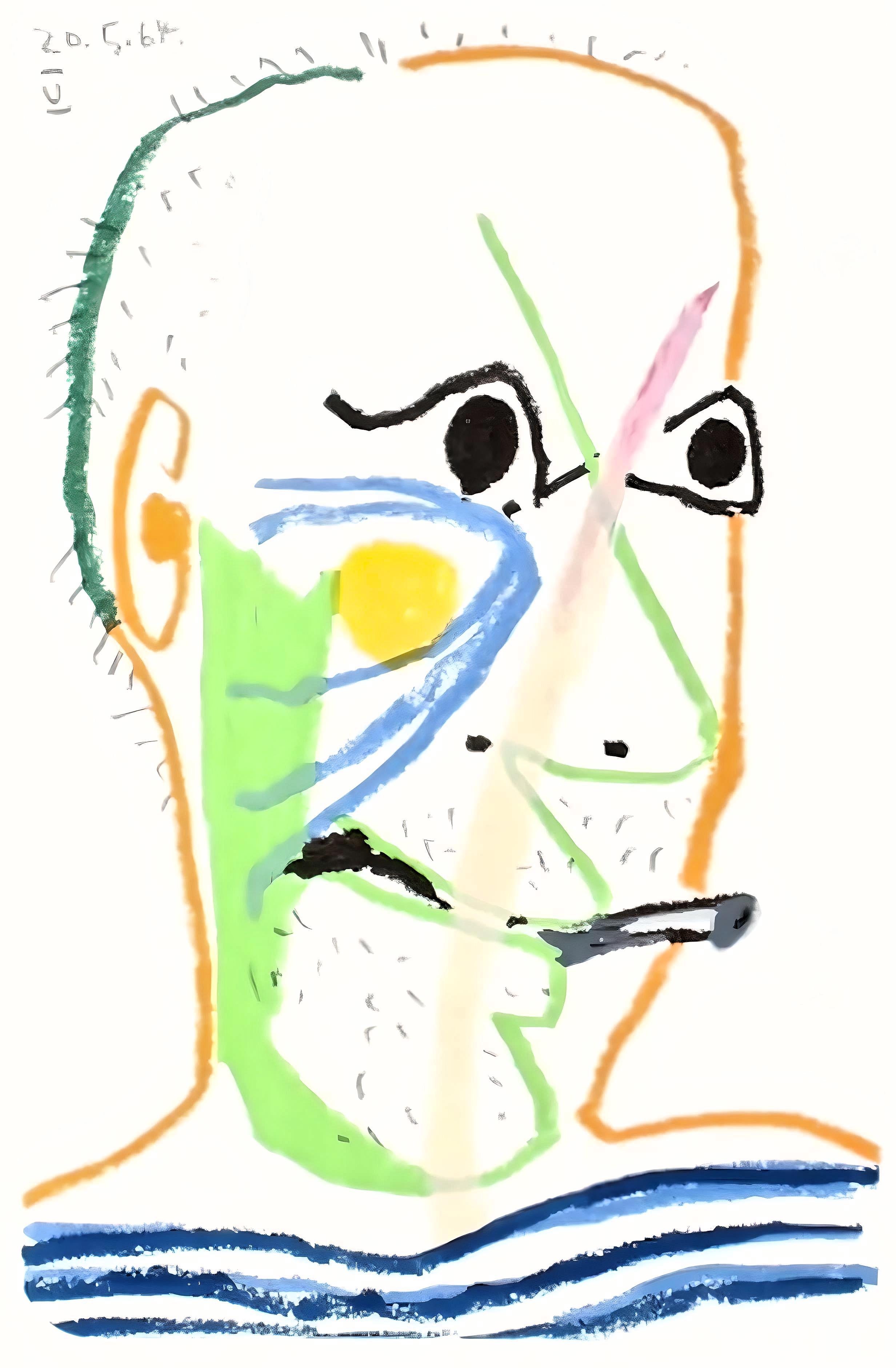 Pablo Picasso Figurative Print - Picasso, Le Goût du Bonheur 19 (Cramer 148; Bloch 2013) (after)