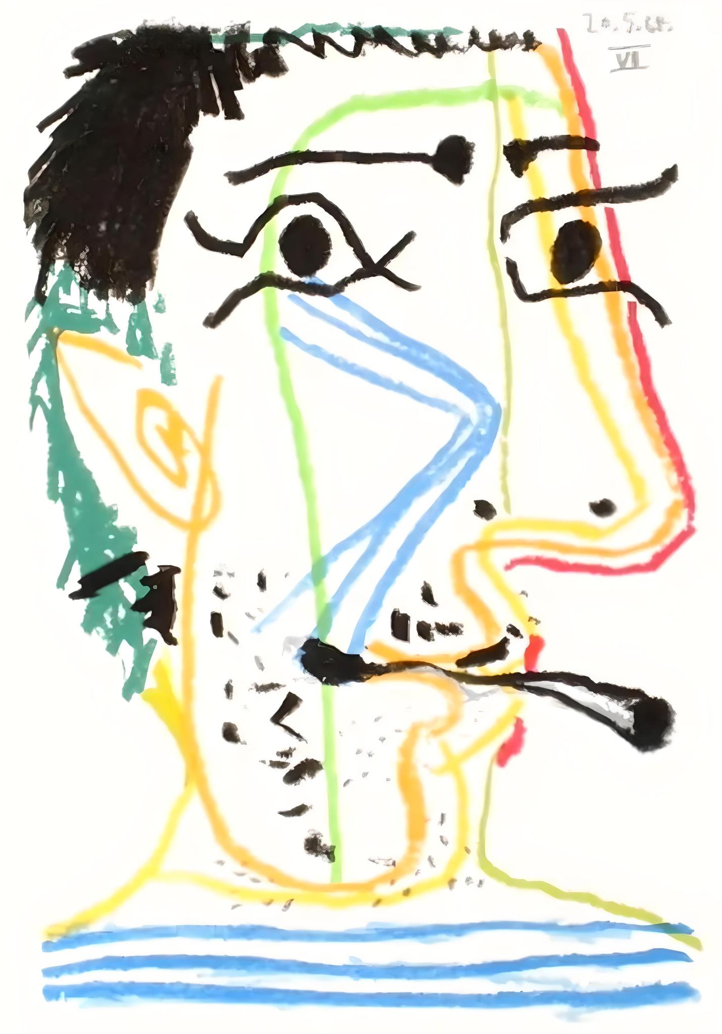 Figurative Print Pablo Picasso - Picasso, Le Goût du Bonheur 20 (Cramer 148 ; Bloch 2013) (d'après)