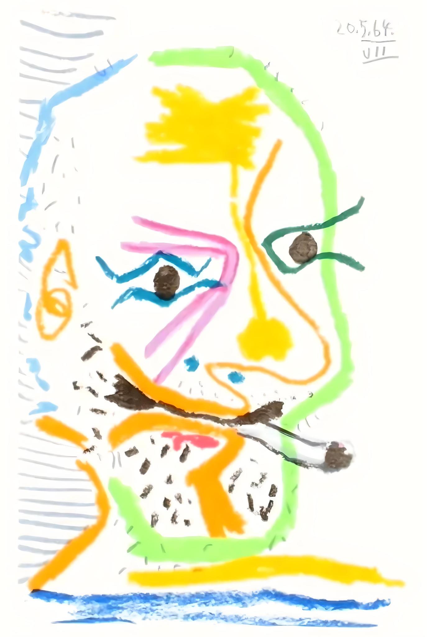 Pablo Picasso Figurative Print - Picasso, Le Goût du Bonheur 21 (Cramer 148; Bloch 2013) (after)