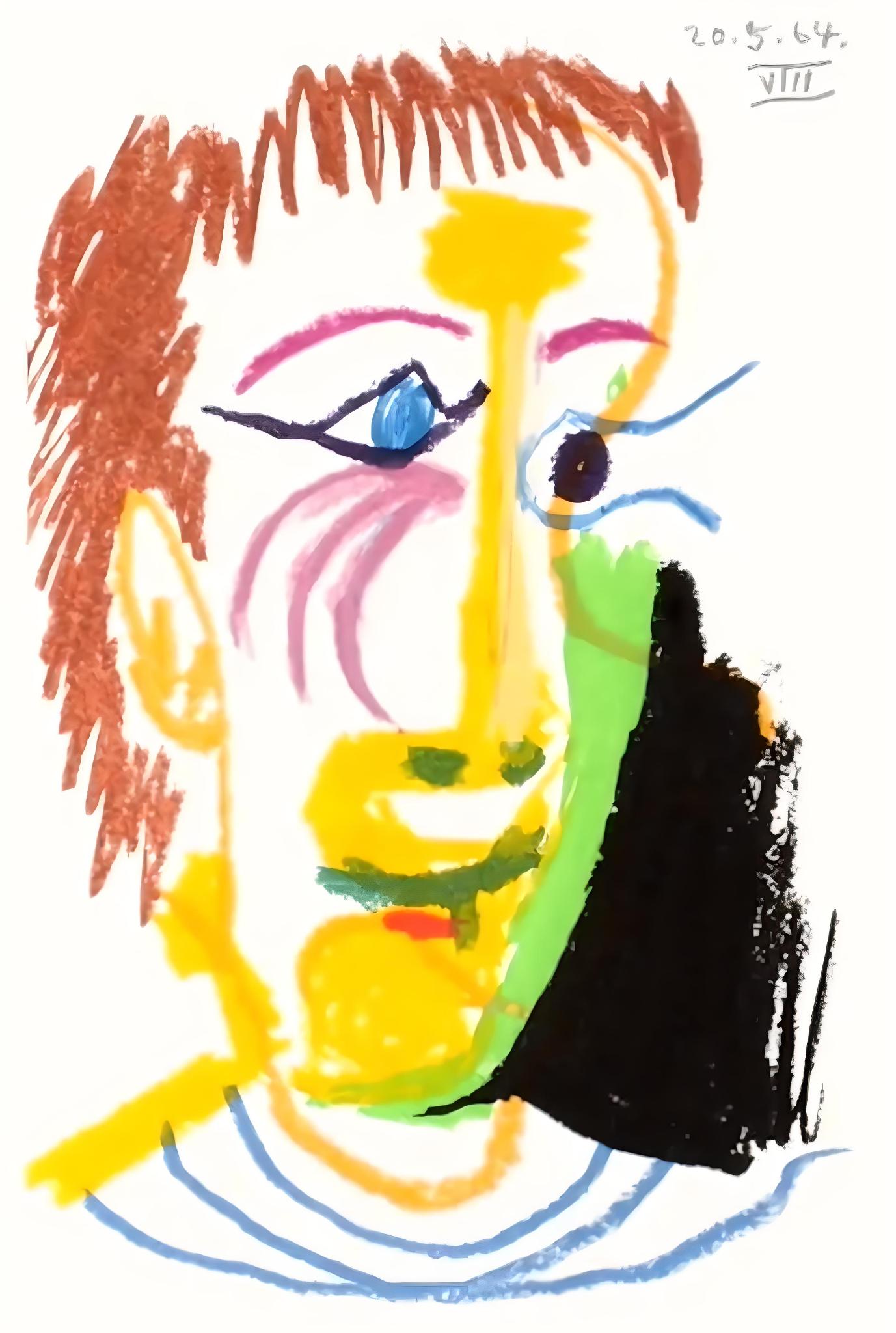 Pablo Picasso Figurative Print - Picasso, Le Goût du Bonheur 22 (Cramer 148; Bloch 2013) (after)