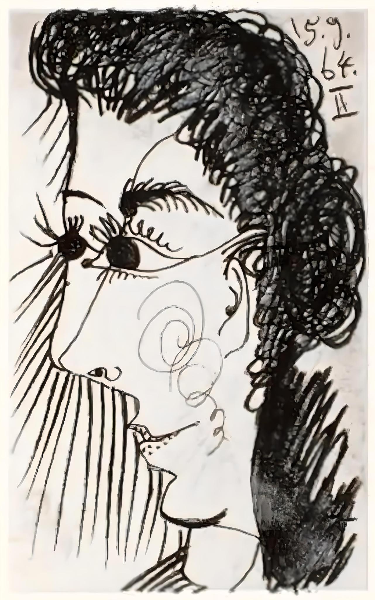 Pablo Picasso Figurative Print - Picasso, Le Goût du Bonheur 27 (Cramer 148; Bloch 2013) (after)