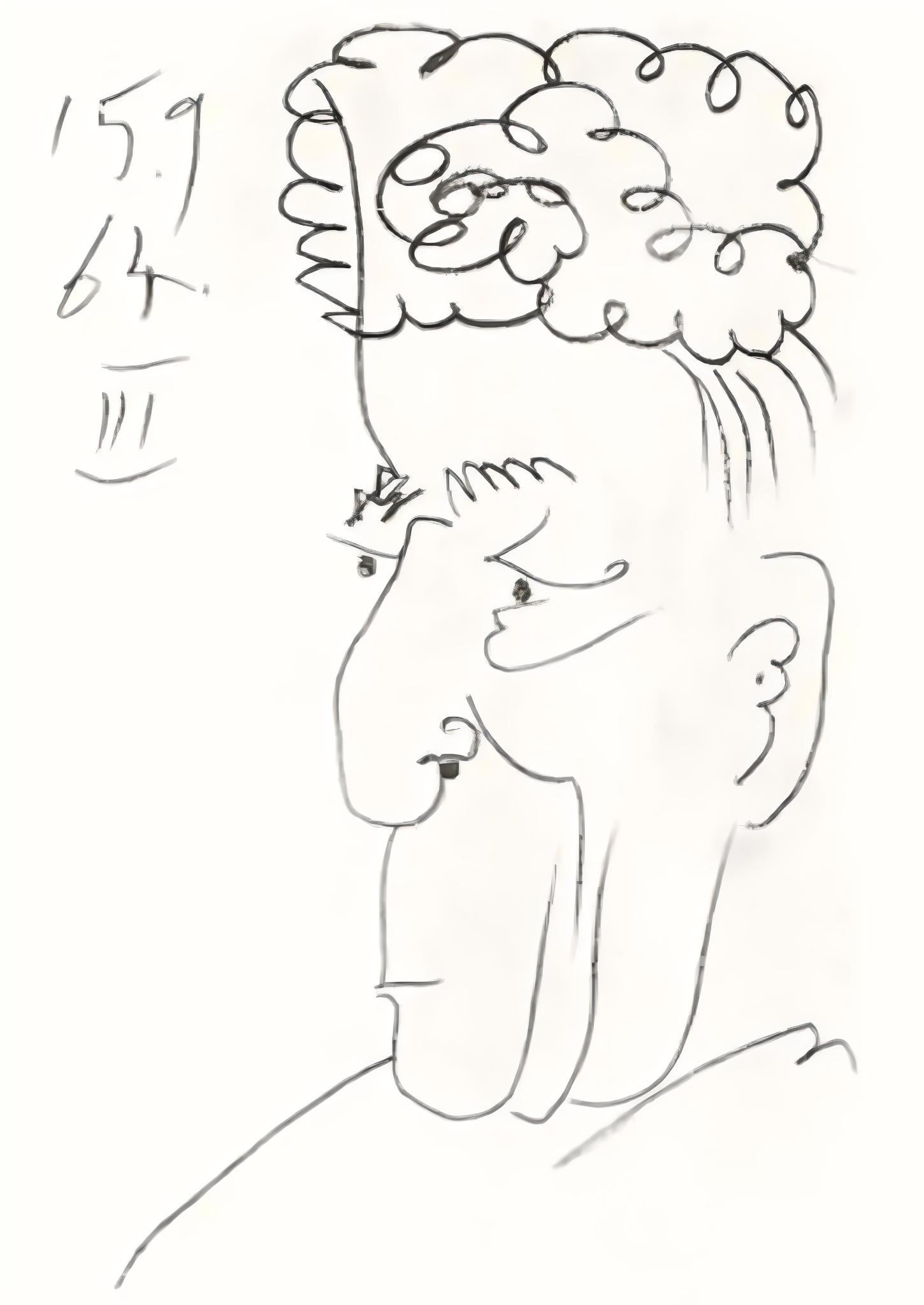 Figurative Print Pablo Picasso - Picasso, Le Goût du Bonheur 28 (Cramer 148 ; Bloch 2013) (d'après)
