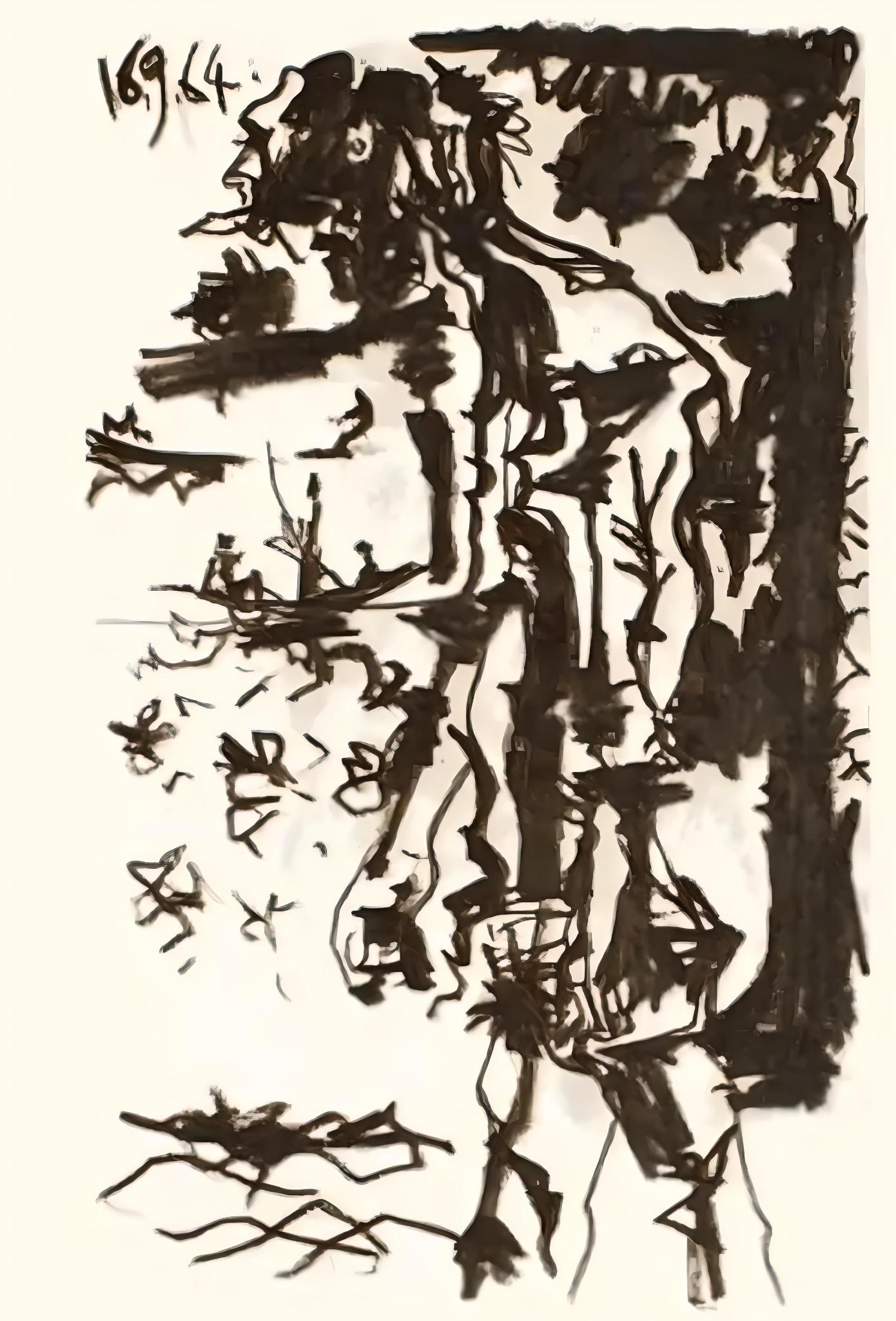 Pablo Picasso Figurative Print - Picasso, Le Goût du Bonheur 29 (Cramer 148; Bloch 2013) (after)