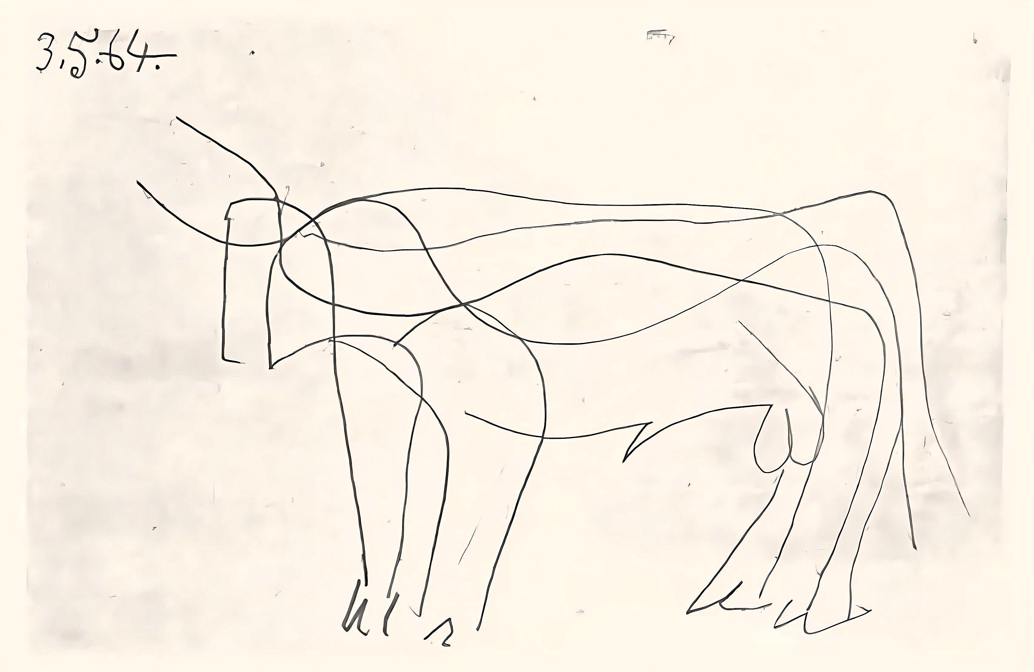 Pablo Picasso Figurative Print - Picasso, Le Goût du Bonheur 3 (Cramer 148; Bloch 2013) (after)