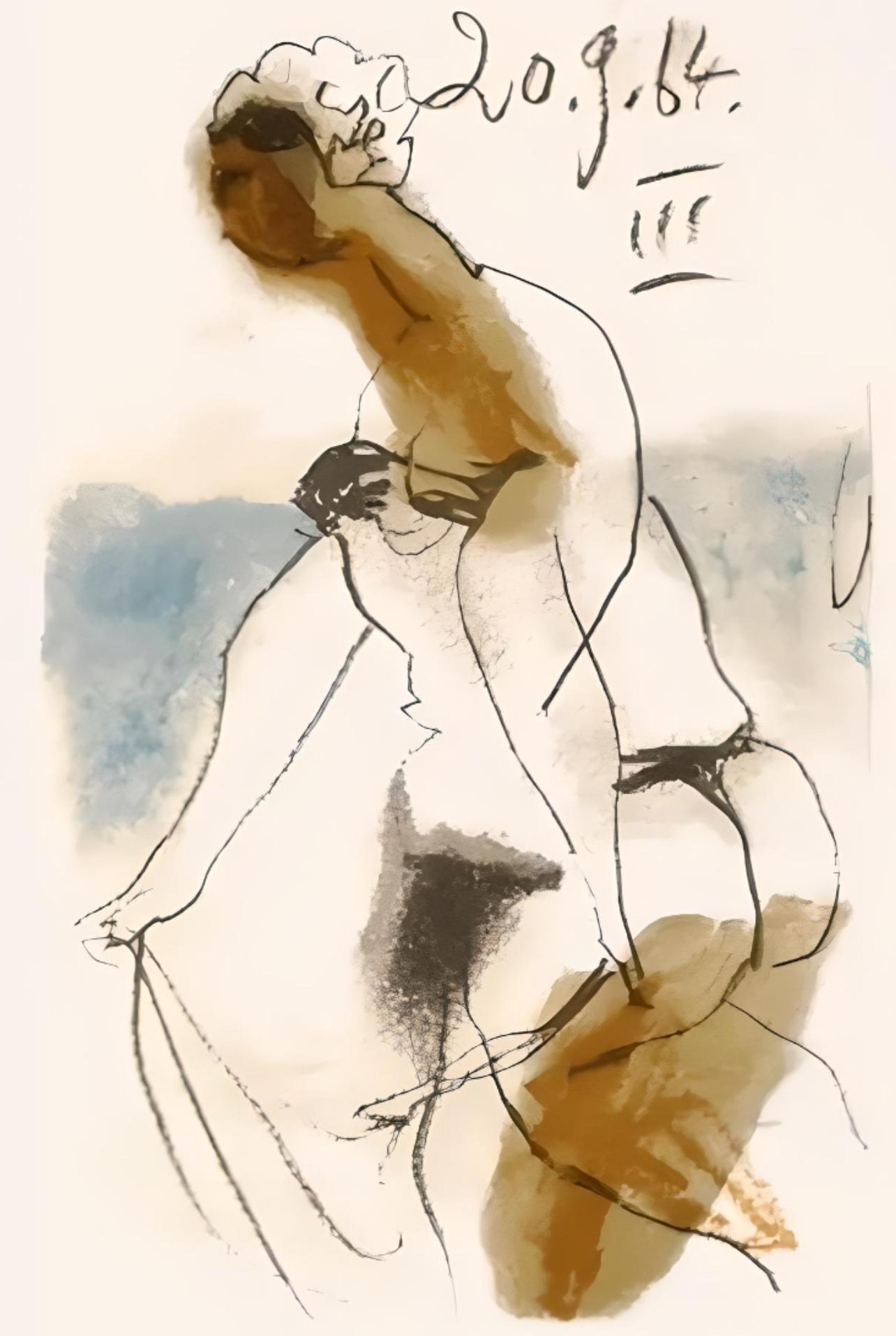 Pablo Picasso Figurative Print - Picasso, Le Goût du Bonheur 32 (Cramer 148; Bloch 2013) (after)