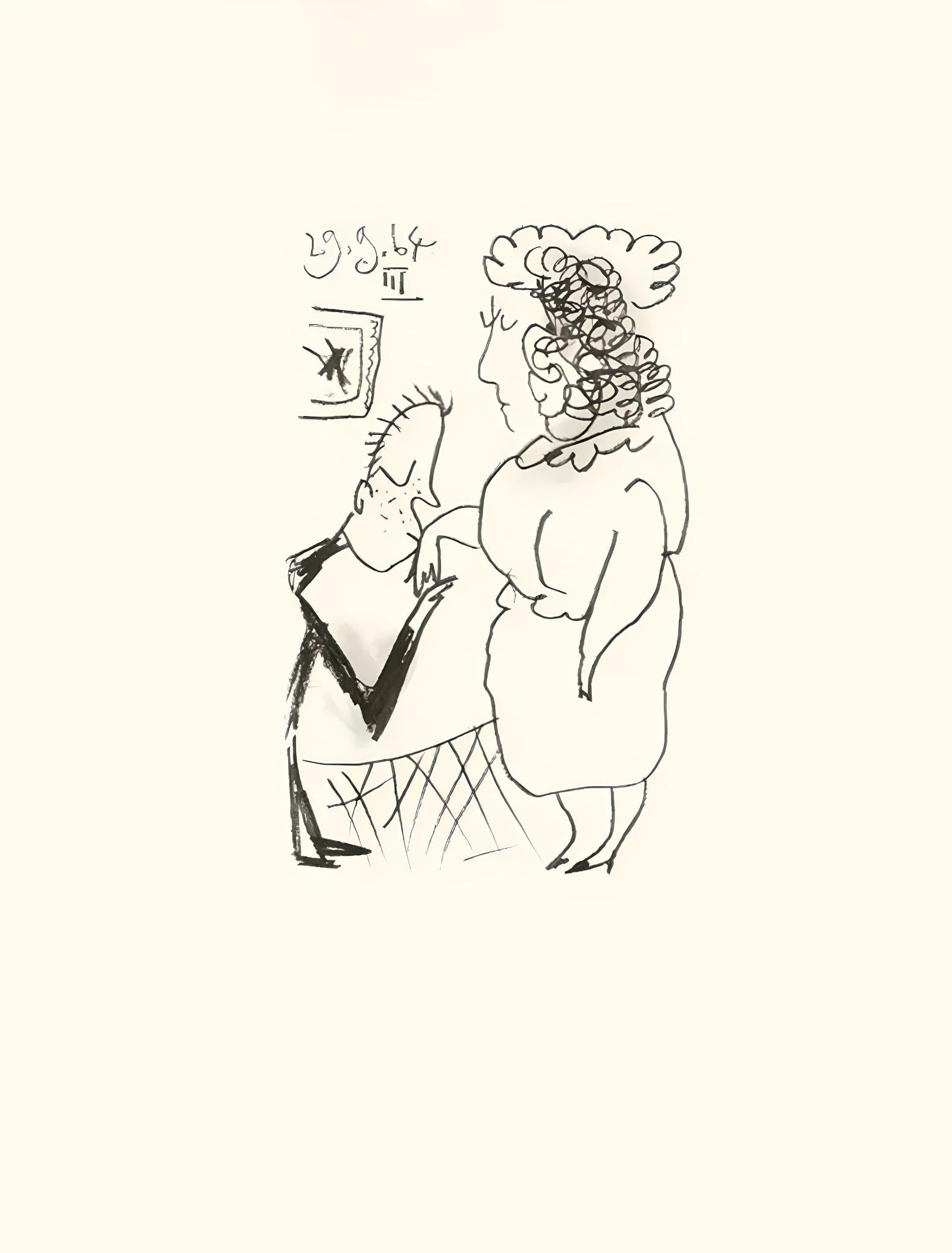 Picasso, Le Goût du Bonheur 41 (Cramer 148; Bloch 2013) (after) - Print by Pablo Picasso