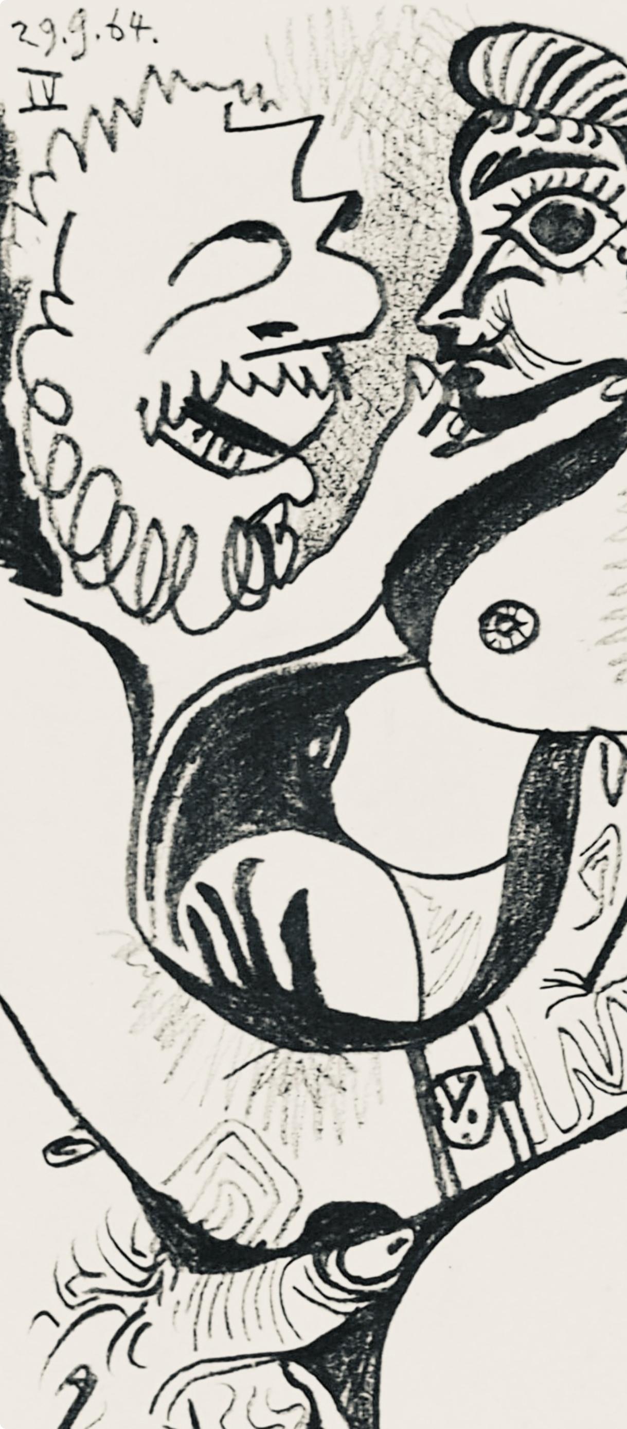 Picasso, Le Goût du Bonheur 42 (Cramer 148; Bloch 2013) (after) - Cubist Print by Pablo Picasso