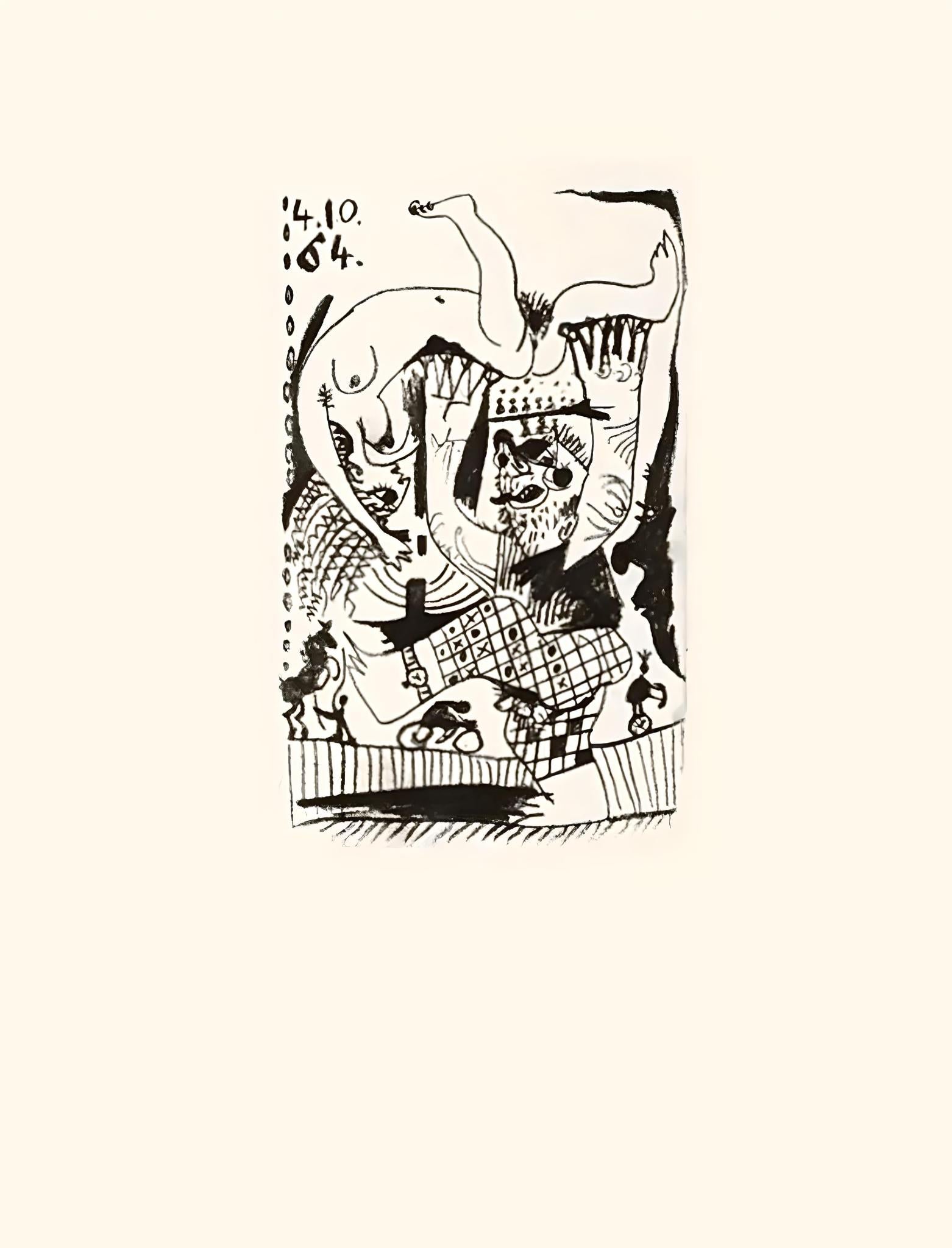 Picasso, Le Goût du Bonheur 43 (Cramer 148; Bloch 2013) (after) - Print by Pablo Picasso