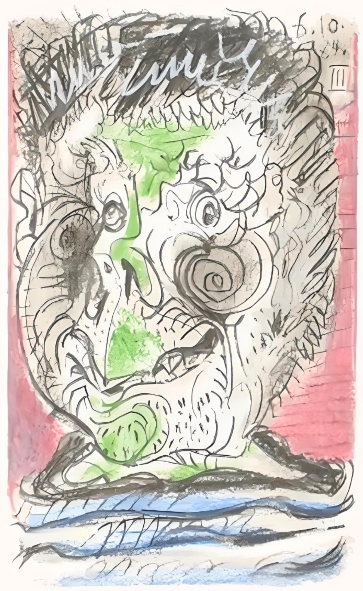 Pablo Picasso Landscape Print - Picasso, Le Goût du Bonheur 45 (Cramer 148; Bloch 2013) (after)