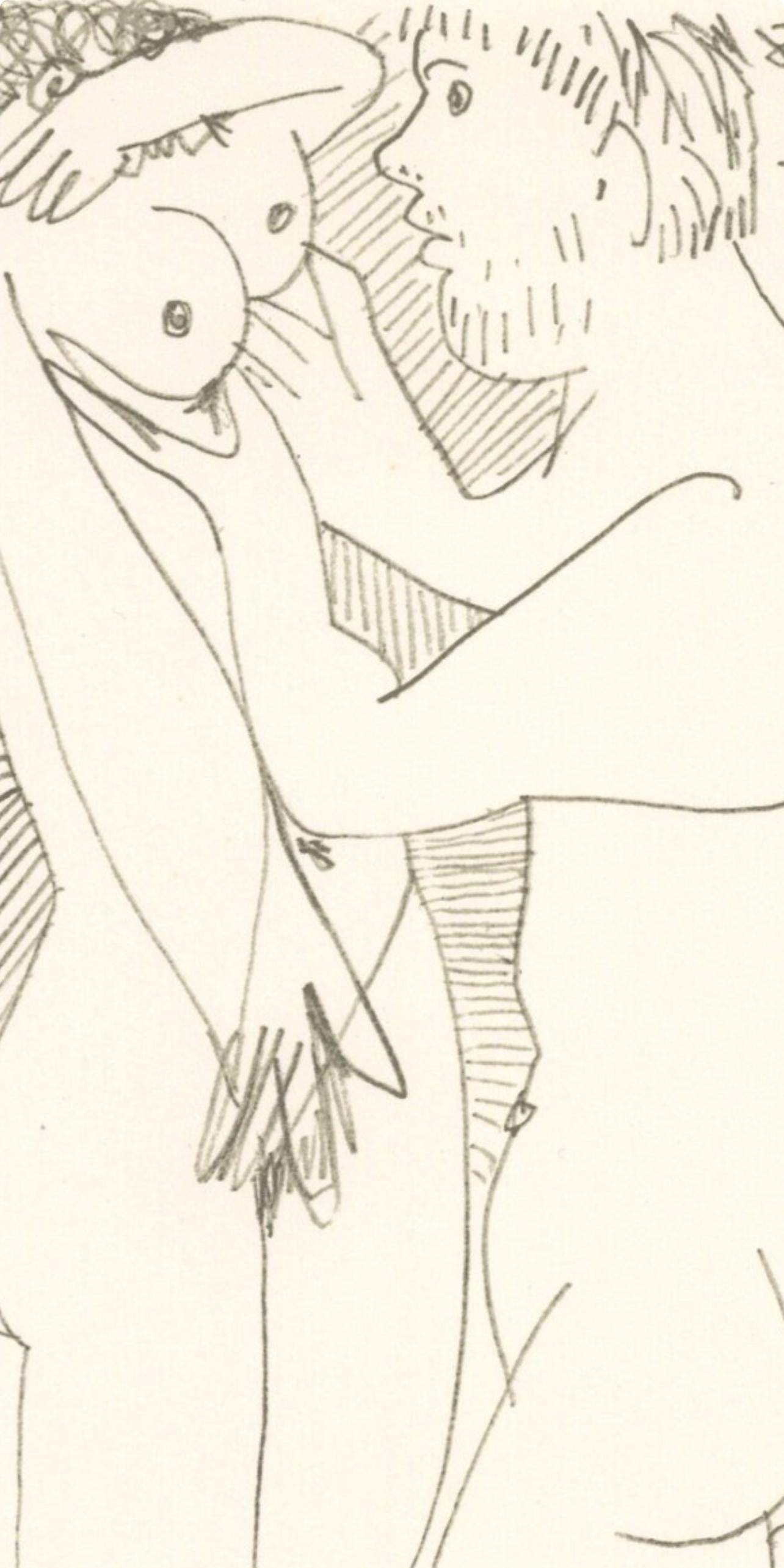 Picasso, Le Goût du Bonheur 52 (Cramer 148; Bloch 2013) (after) - Print by Pablo Picasso